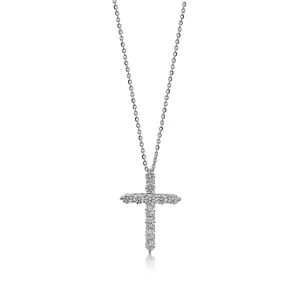 1.07 TW Diamond Cross Pendant