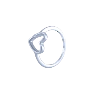 14k (585) White Gold And Diamond Ring For Women