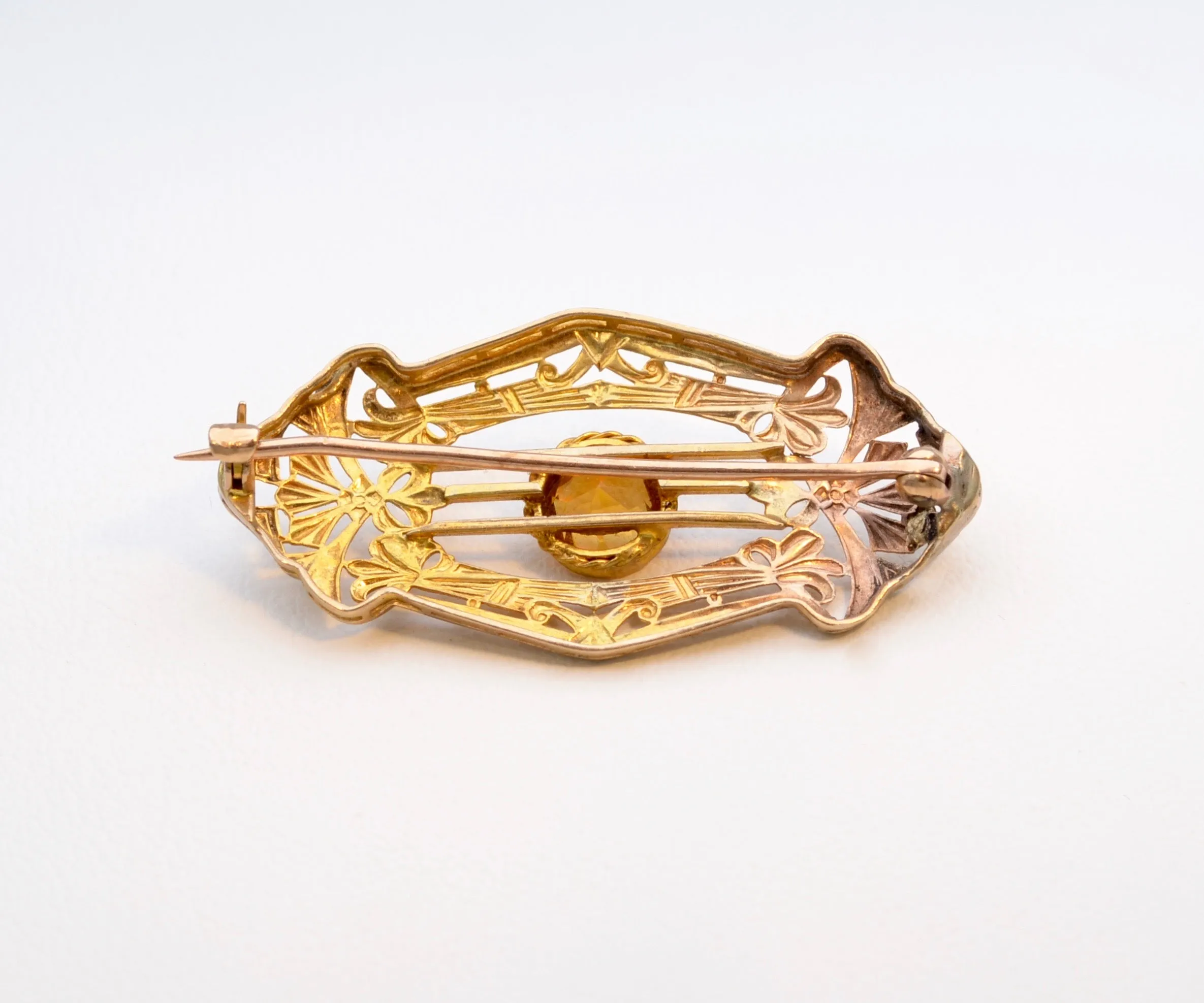 14K Gold Pin circa 1920
