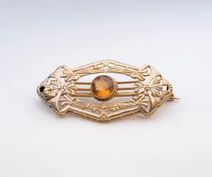 14K Gold Pin circa 1920