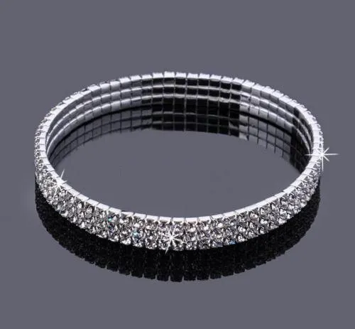 2017 Real Womens Look Stunning Diamante Rhinestone Anklet Ankle Chain For Proms Parties Or Weddings For The Bride Bridesmaid