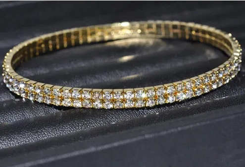 2017 Real Womens Look Stunning Diamante Rhinestone Anklet Ankle Chain For Proms Parties Or Weddings For The Bride Bridesmaid