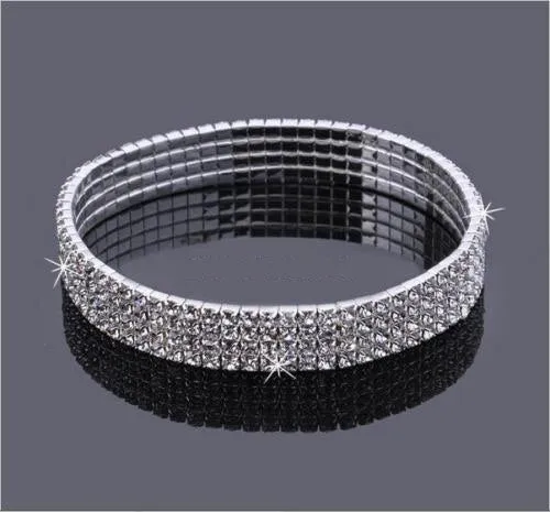 2017 Real Womens Look Stunning Diamante Rhinestone Anklet Ankle Chain For Proms Parties Or Weddings For The Bride Bridesmaid