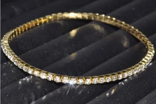 2017 Real Womens Look Stunning Diamante Rhinestone Anklet Ankle Chain For Proms Parties Or Weddings For The Bride Bridesmaid