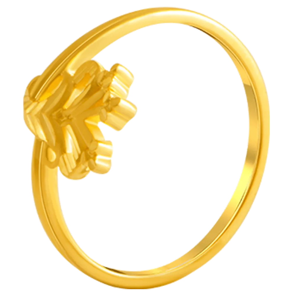 22KT Yellow Gold Ring For Women