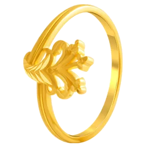 22KT Yellow Gold Ring For Women