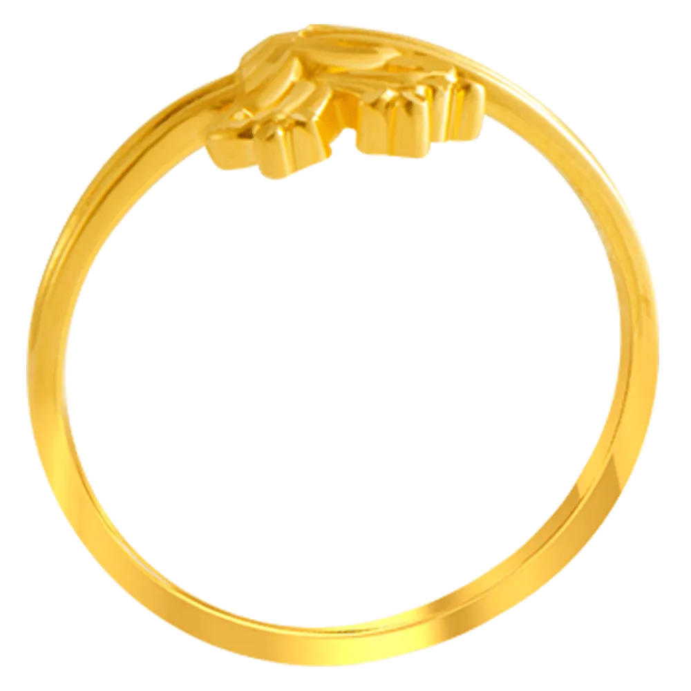 22KT Yellow Gold Ring For Women