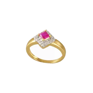 22KT Yellow Gold Ring For Women