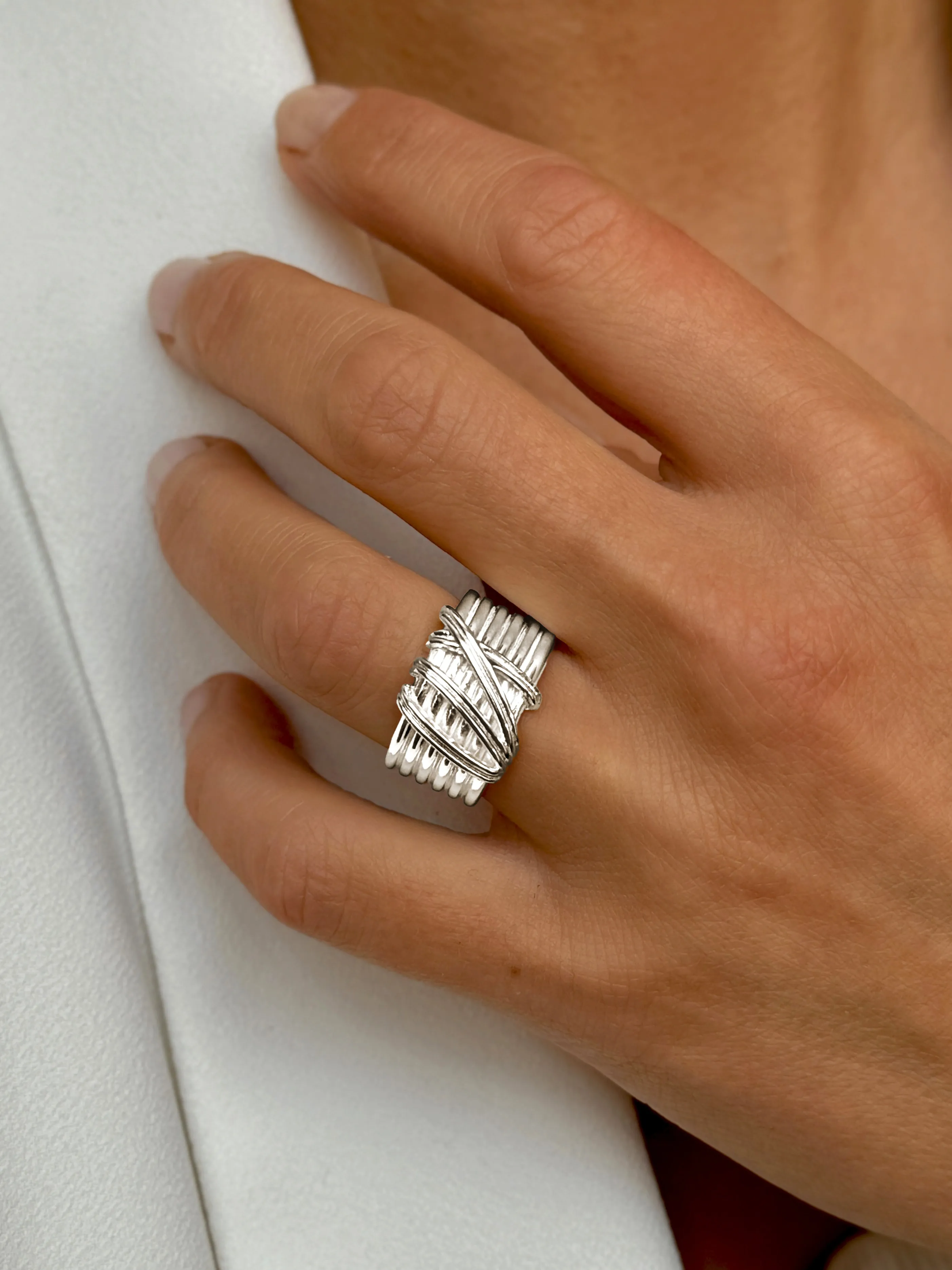 925 Silver Plated Silver Ring