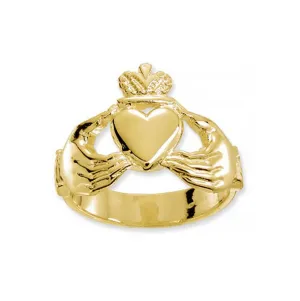 9ct Yellow Gold Claddagh Ring