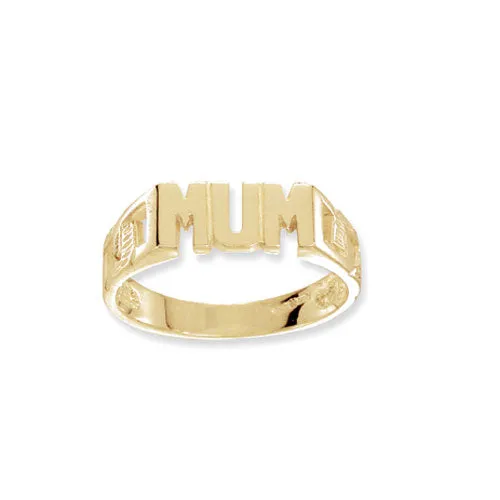 9ct Yellow Gold Mum Ring