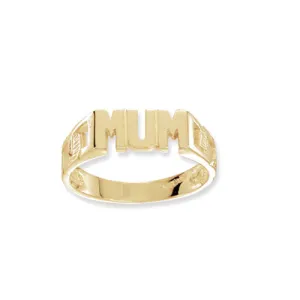 9ct Yellow Gold Mum Ring