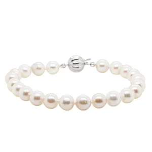 Akoya Pearl Bracelet With 9ct White Gold Clasp