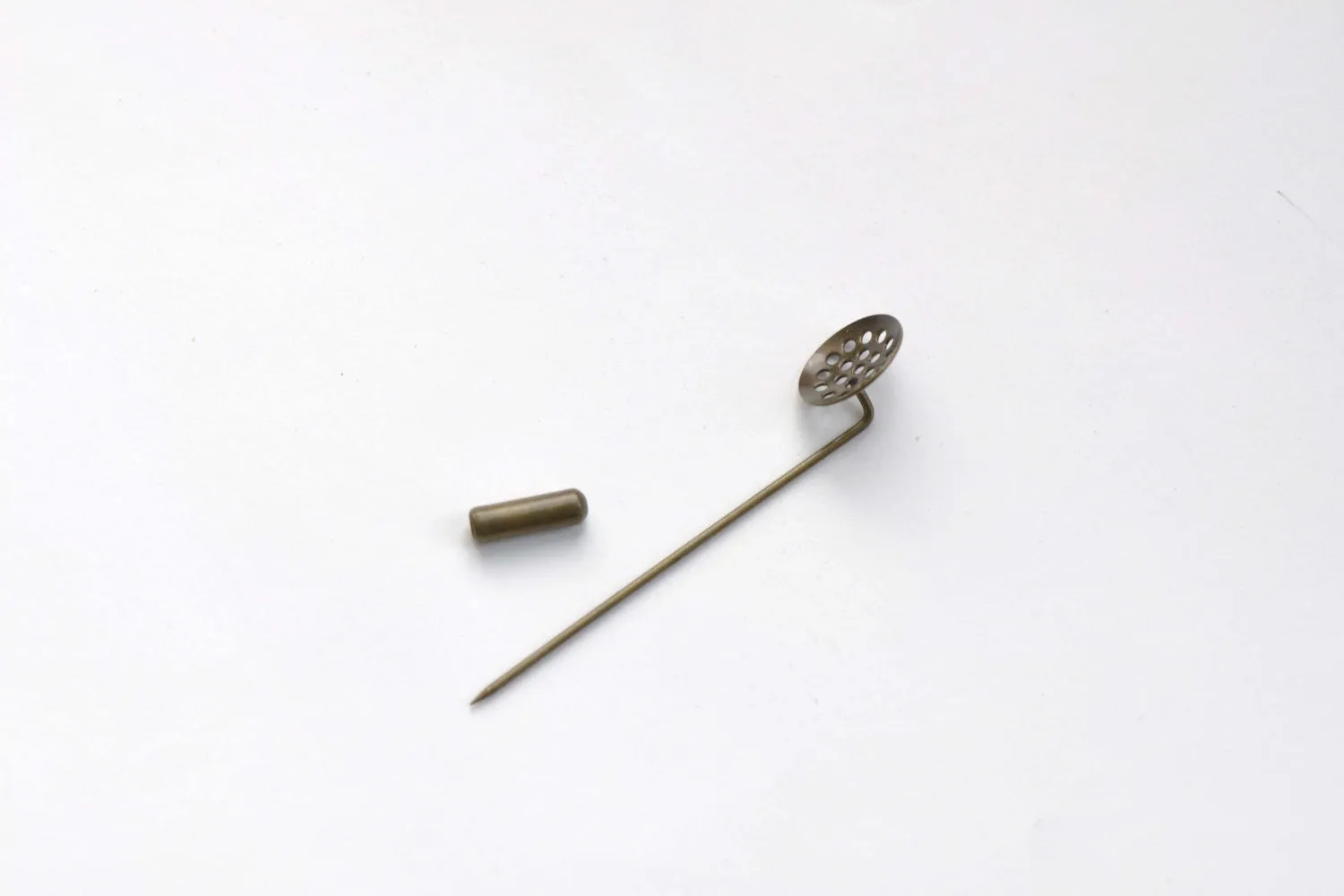 Antique Bronze Stick Pin Clutch Brooch Bezel Cup 10mm/12mm/14mm/16mm/18mm/20mm  Set of 10