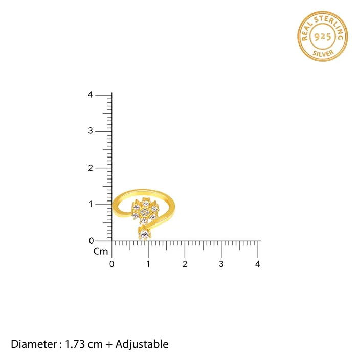 Anushka Sharma Golden Blooming Flower Ring