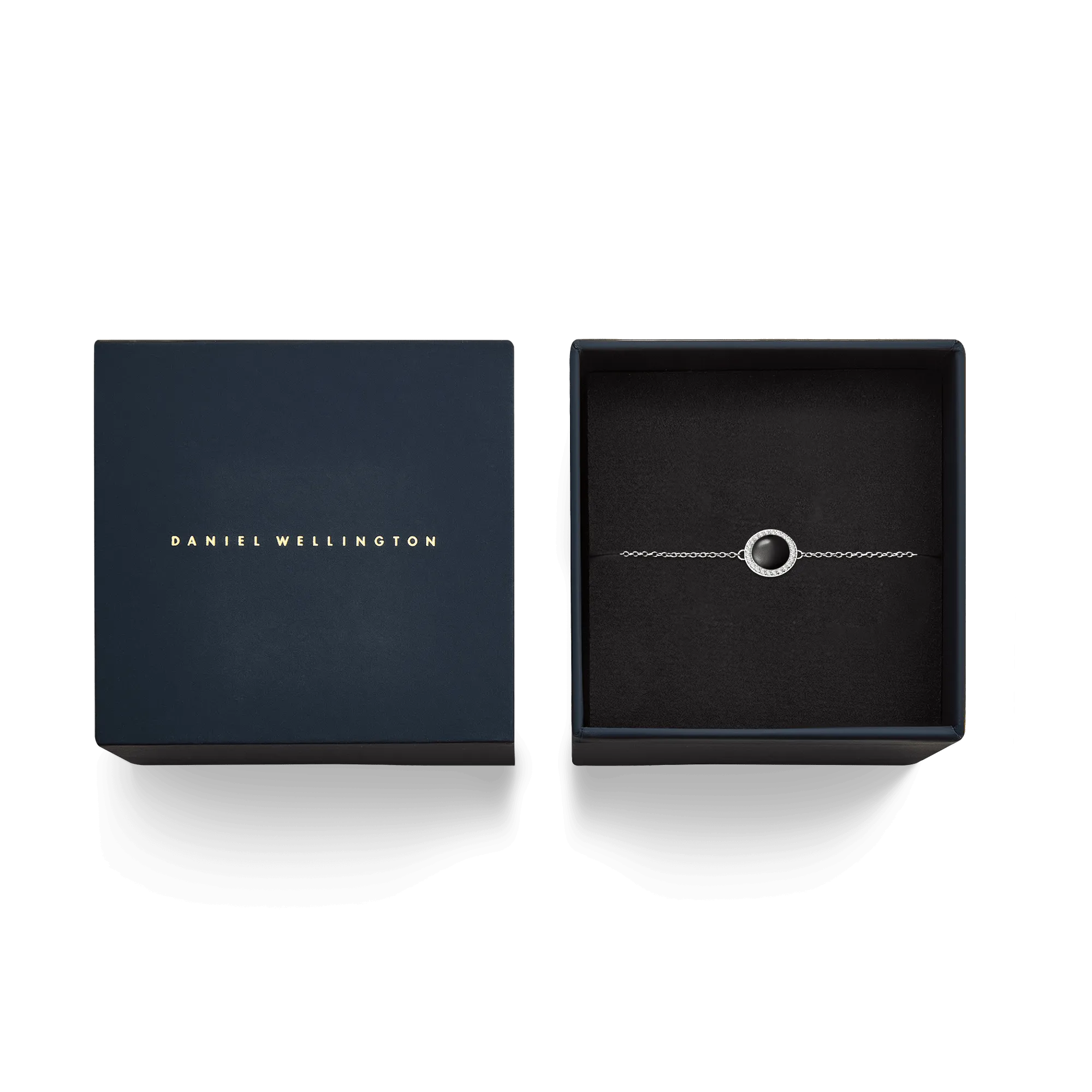 Audrey Bracelet Black Agathe Silver