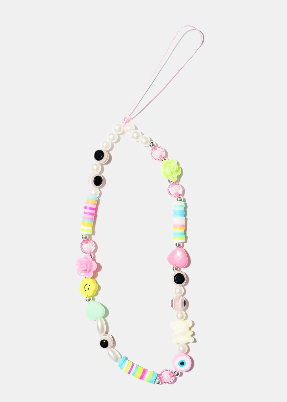Beaded Cellphone Strap Keychain