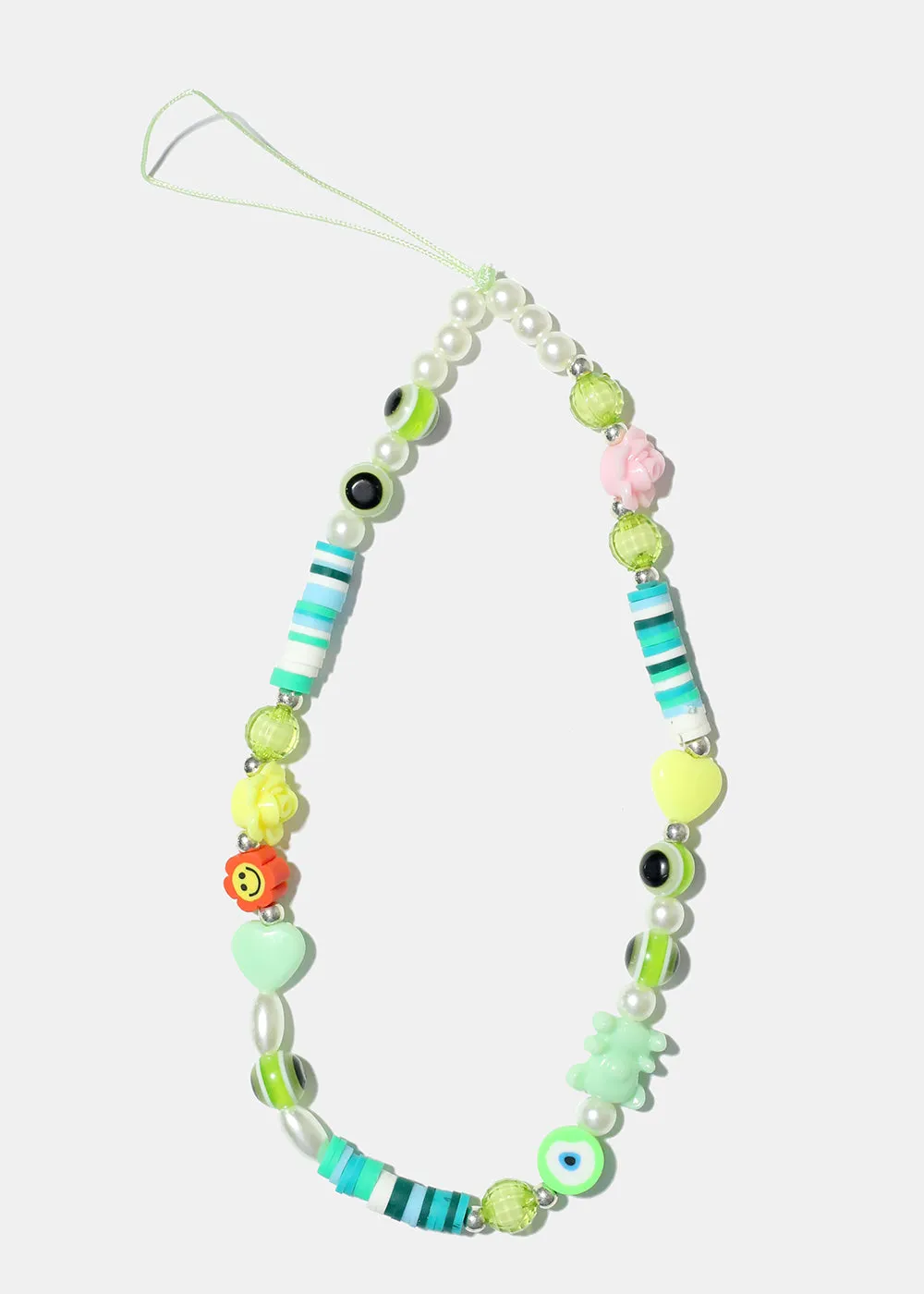 Beaded Cellphone Strap Keychain