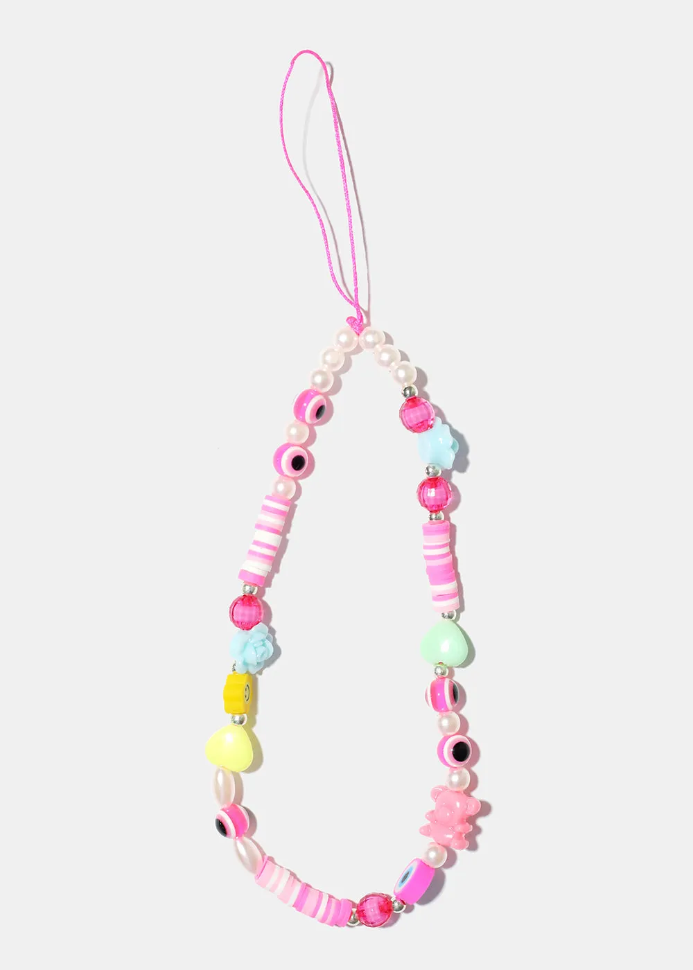 Beaded Cellphone Strap Keychain