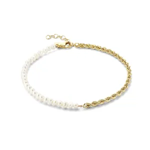 Belleville Nova 14 karat gold bracelet with freshwater pearls