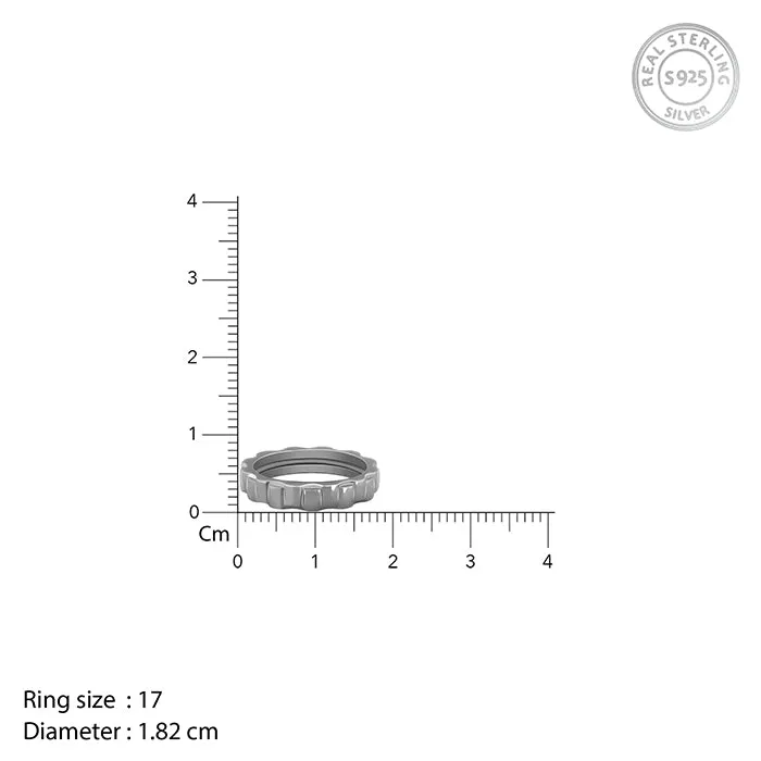 Black Rhodium Midnight Rider Ring For Him