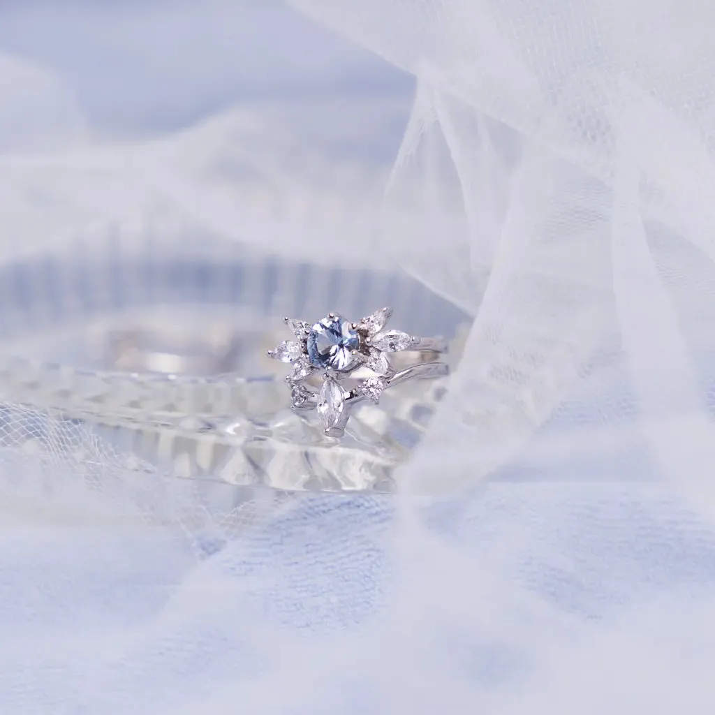 Blue Zelda Ring Set
