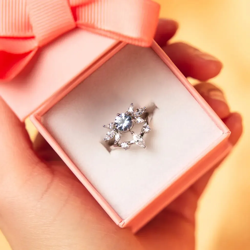 Blue Zelda Ring Set