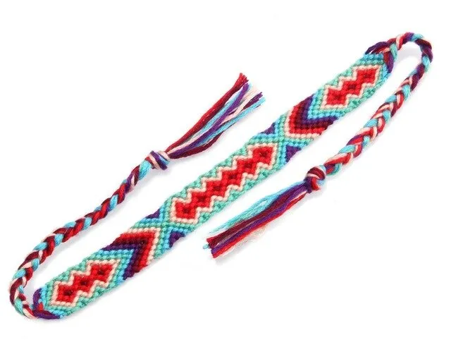 Bohemian Tie Tassels Woven Friendship Bracelet Women Men 2019 New Fashion Summer String Braided Soft Surf Beach Bracelet&Anklet