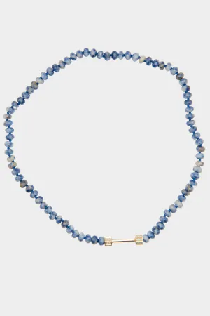 Bosfor Rondelle Bead Strand, Sapphire