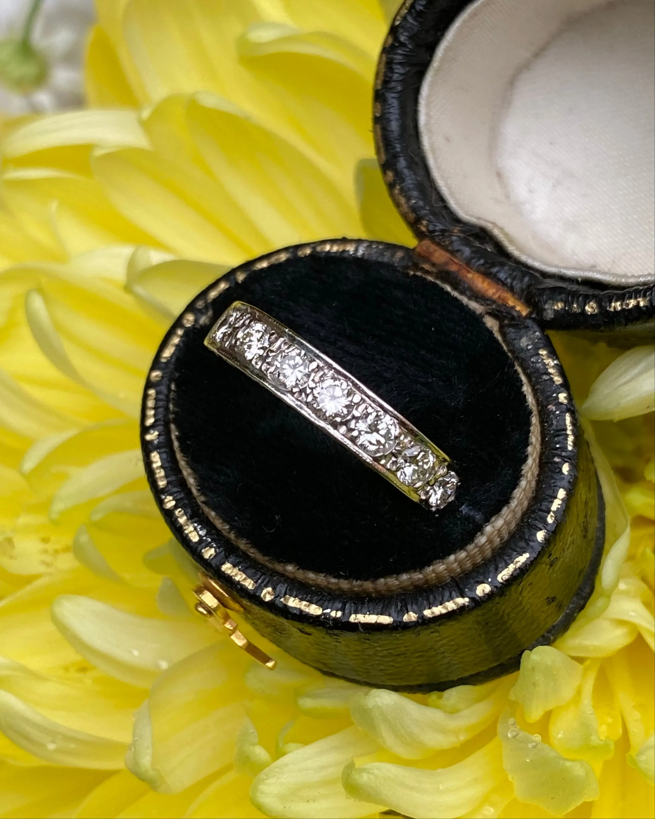 Brilliant Cut Diamond Half Eternity Wedding Ring 0.95ct Platinum
