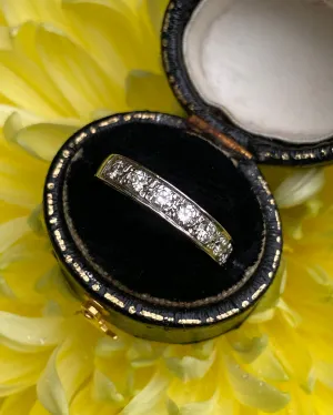 Brilliant Cut Diamond Half Eternity Wedding Ring 0.95ct Platinum