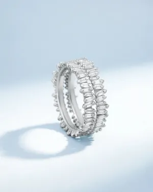Classic Diamond Midi Baguette Eternity Ring Jackets