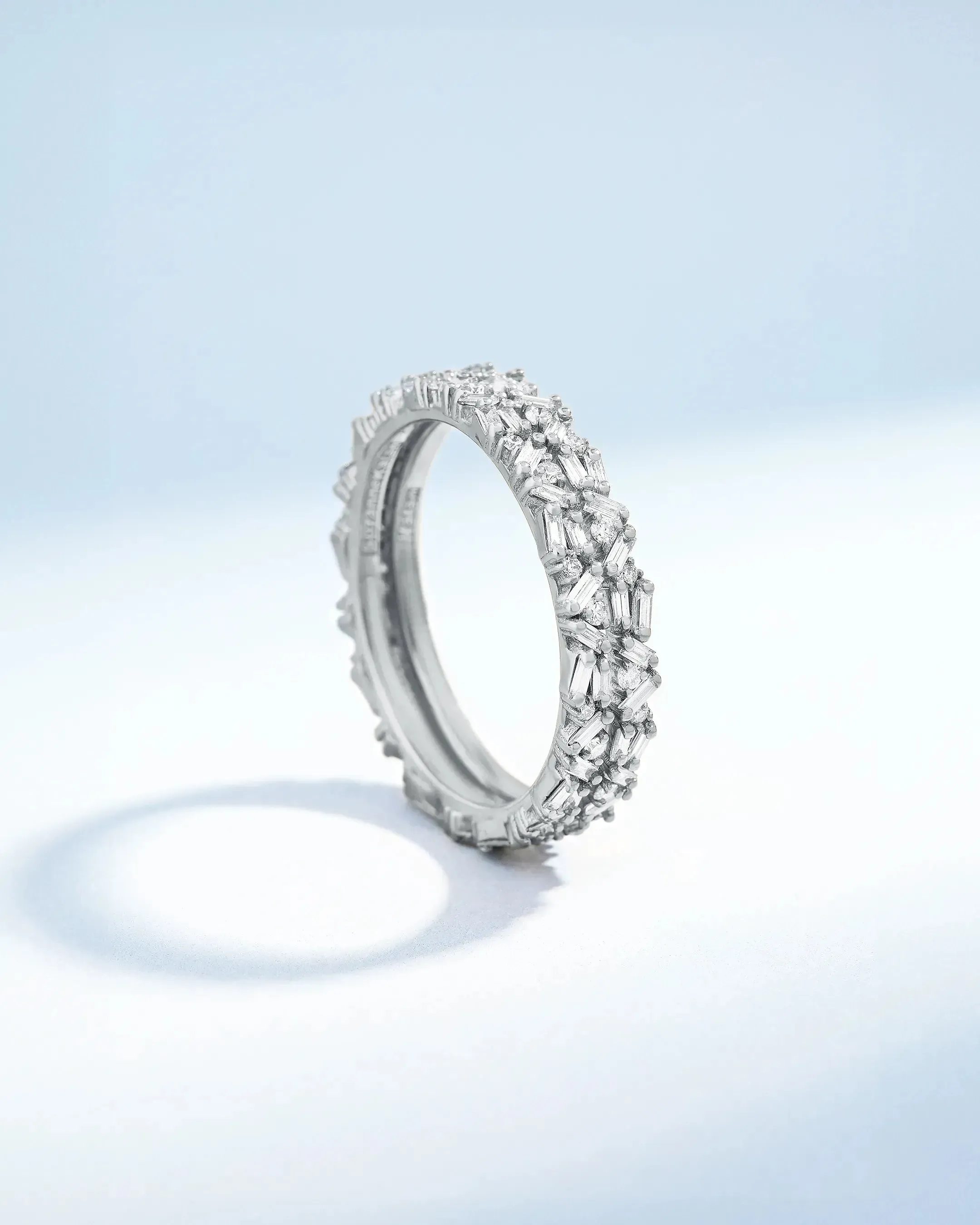 Classic Diamond Thin Mix Eternity Ring Jackets