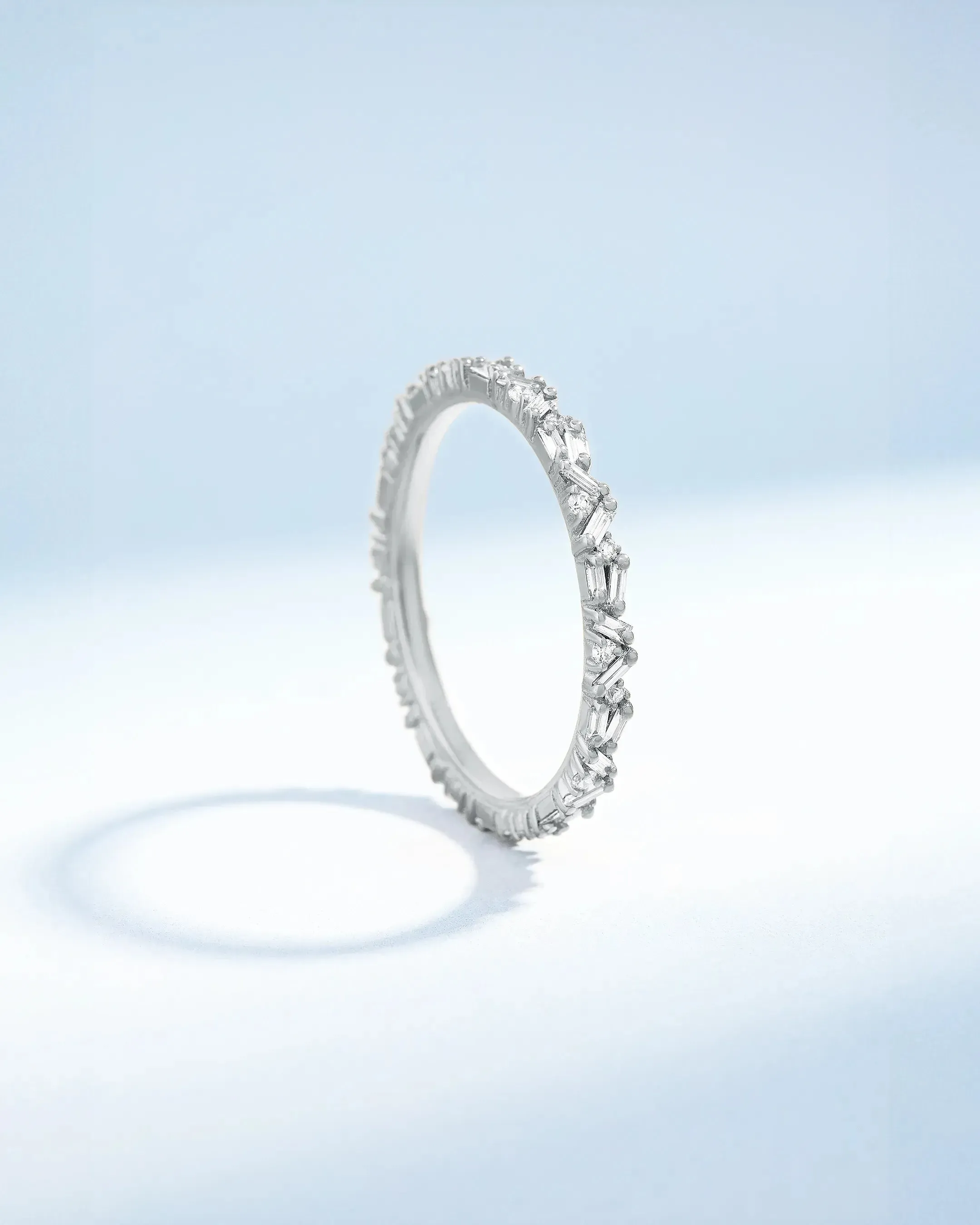 Classic Diamond Thin Mix Eternity Ring Jackets