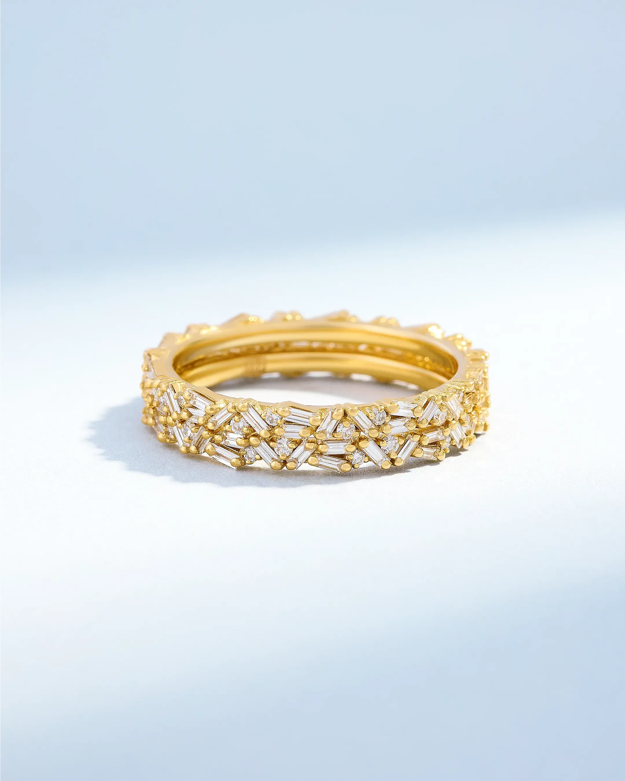 Classic Diamond Thin Mix Eternity Ring Jackets
