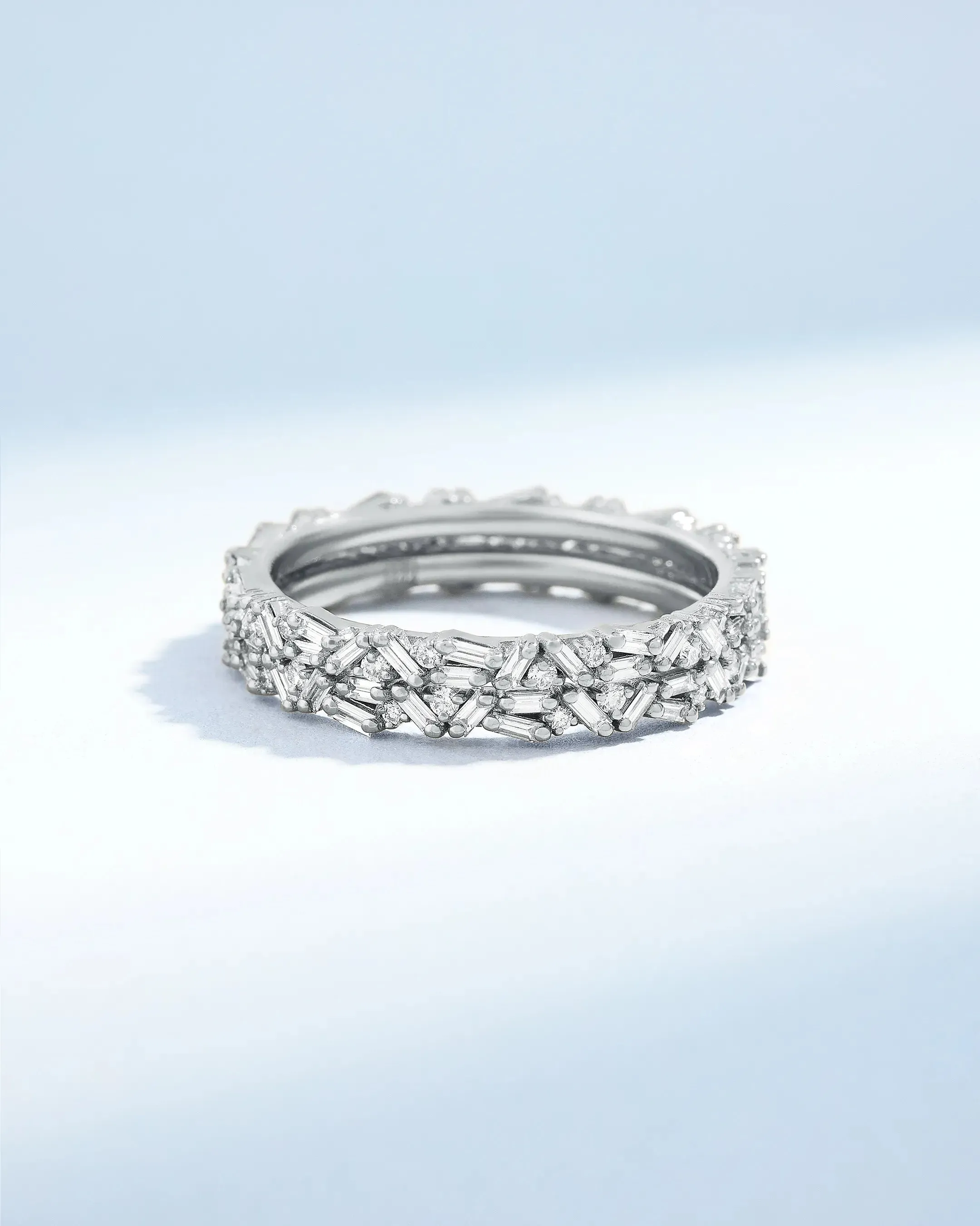 Classic Diamond Thin Mix Eternity Ring Jackets