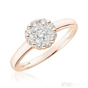 Cluster Mount Diamond Ring