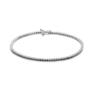 De la Paix Cecile 14 karat white gold bracelet with diamond 1.47 ct