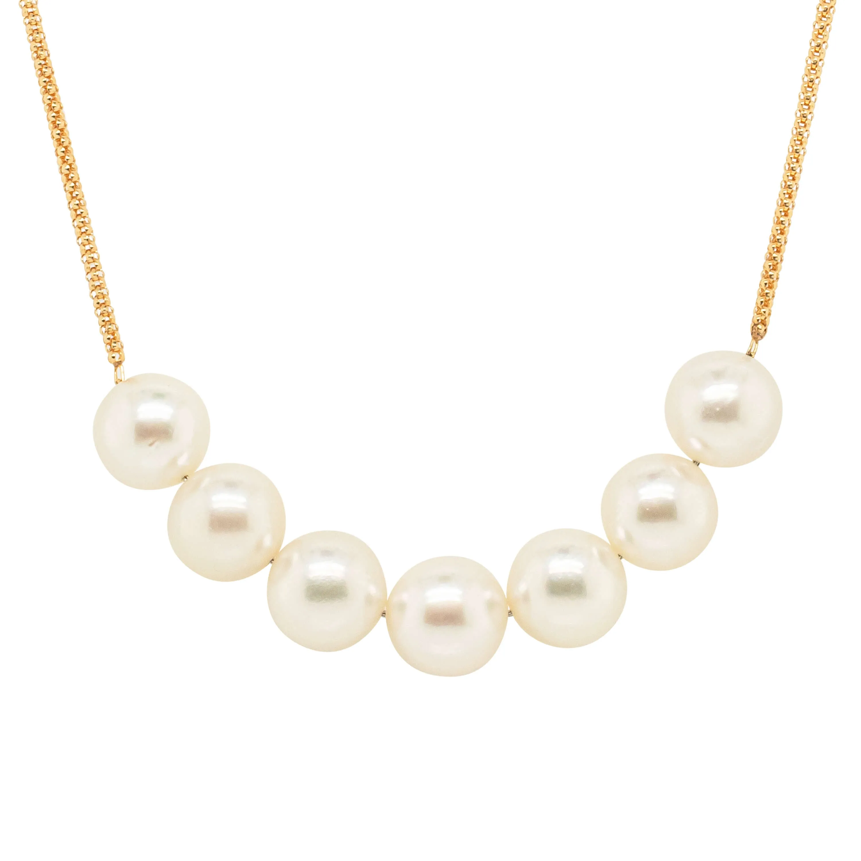 Deja Vu 18ct Yellow Gold South Sea Pearl Necklace