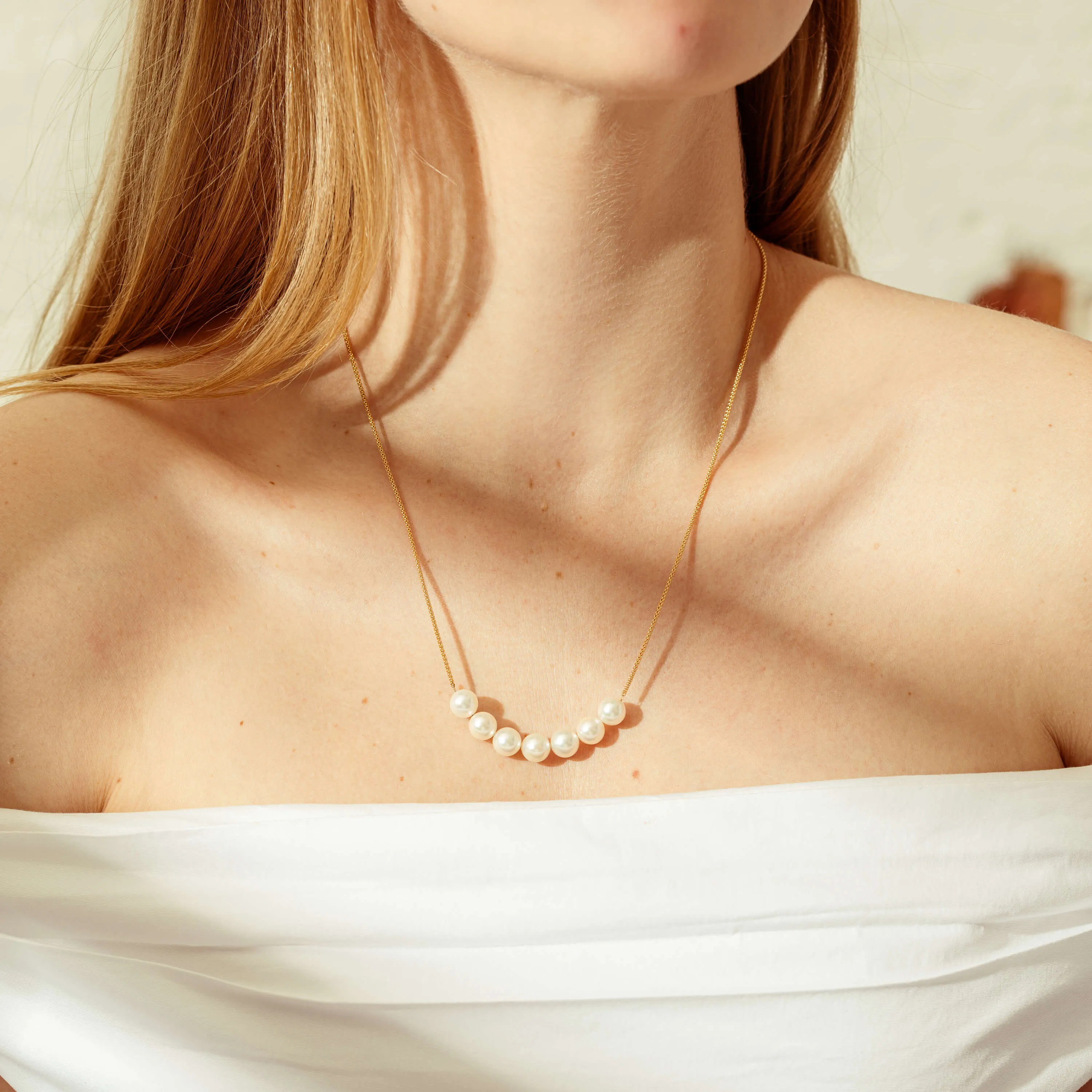 Deja Vu 18ct Yellow Gold South Sea Pearl Necklace