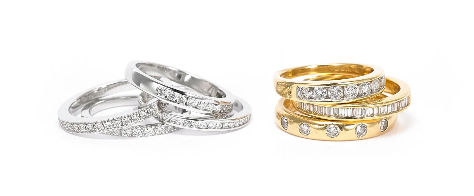 Diamond Set Wedding Ring 18ct - From 395