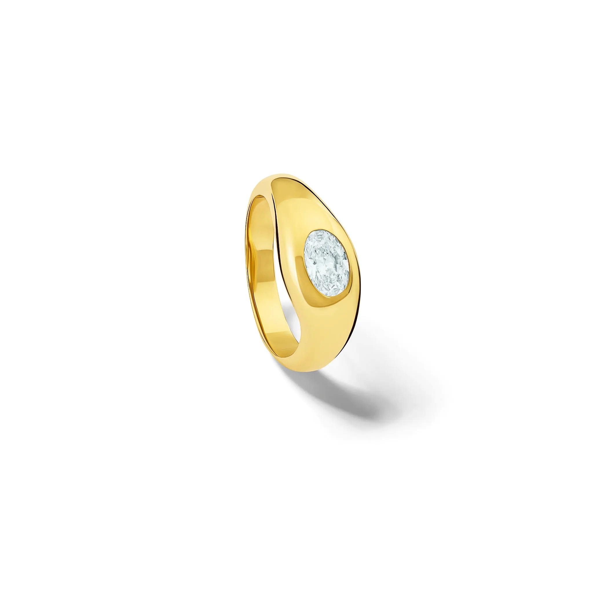 Duplus Ring 18ct Yellow Gold - Diamond