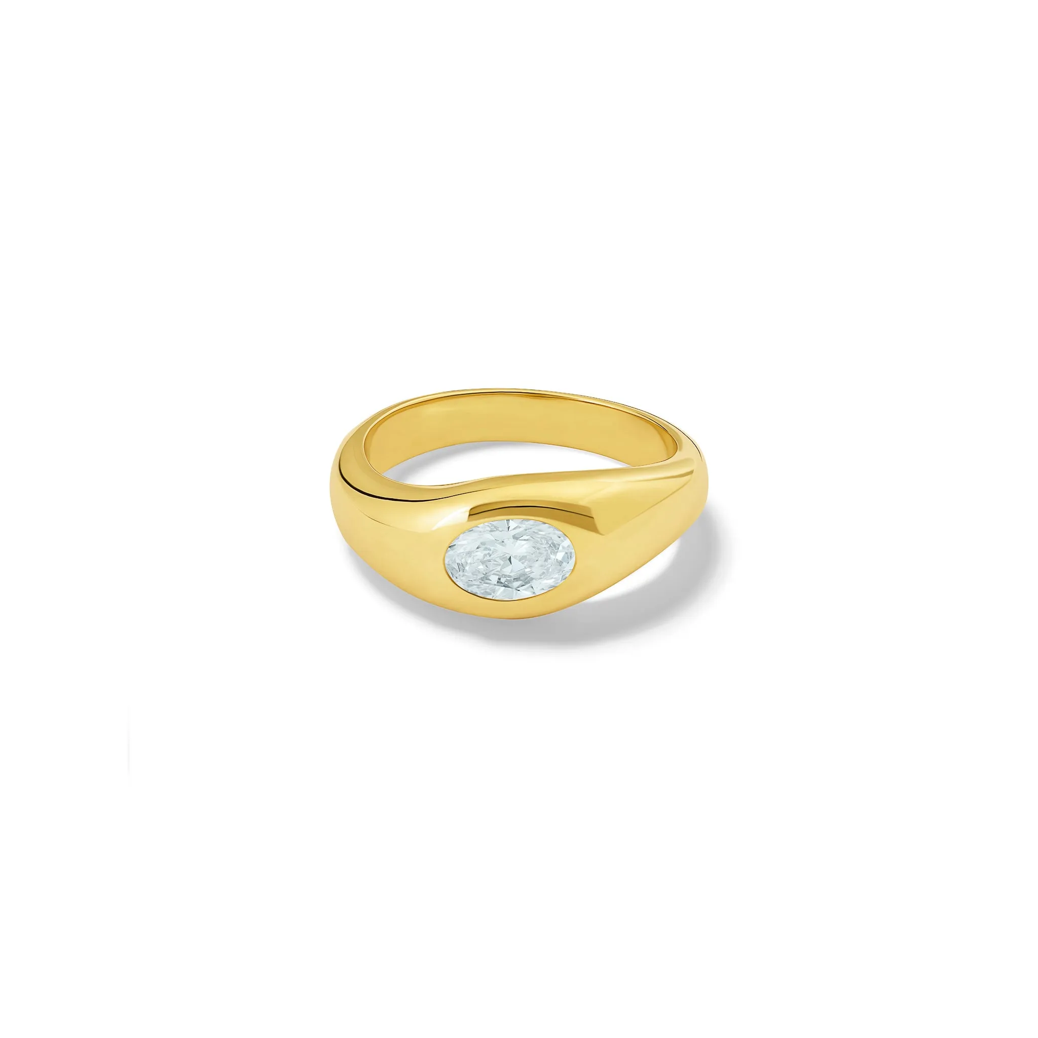 Duplus Ring 18ct Yellow Gold - Diamond