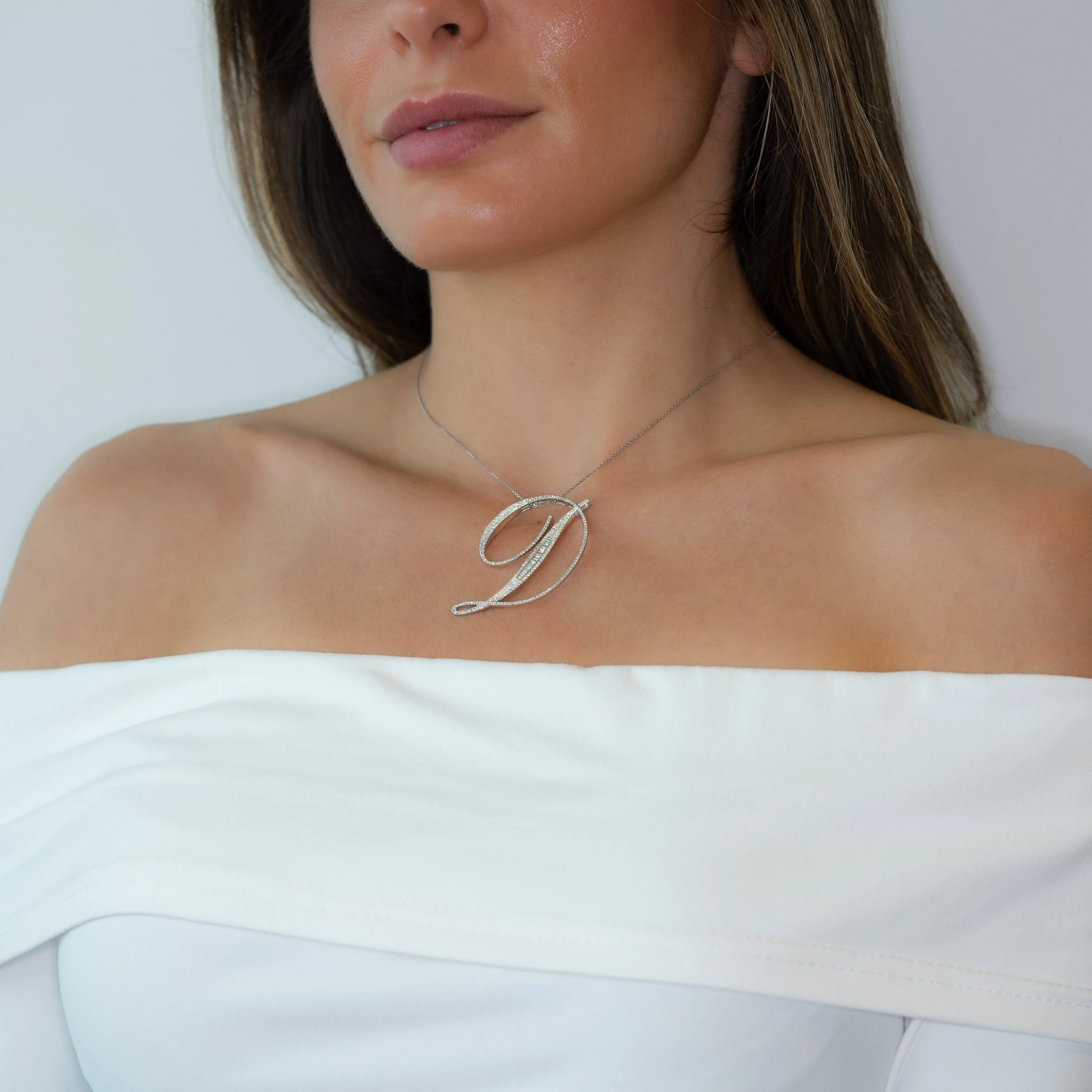 Elegant Baguette Initial