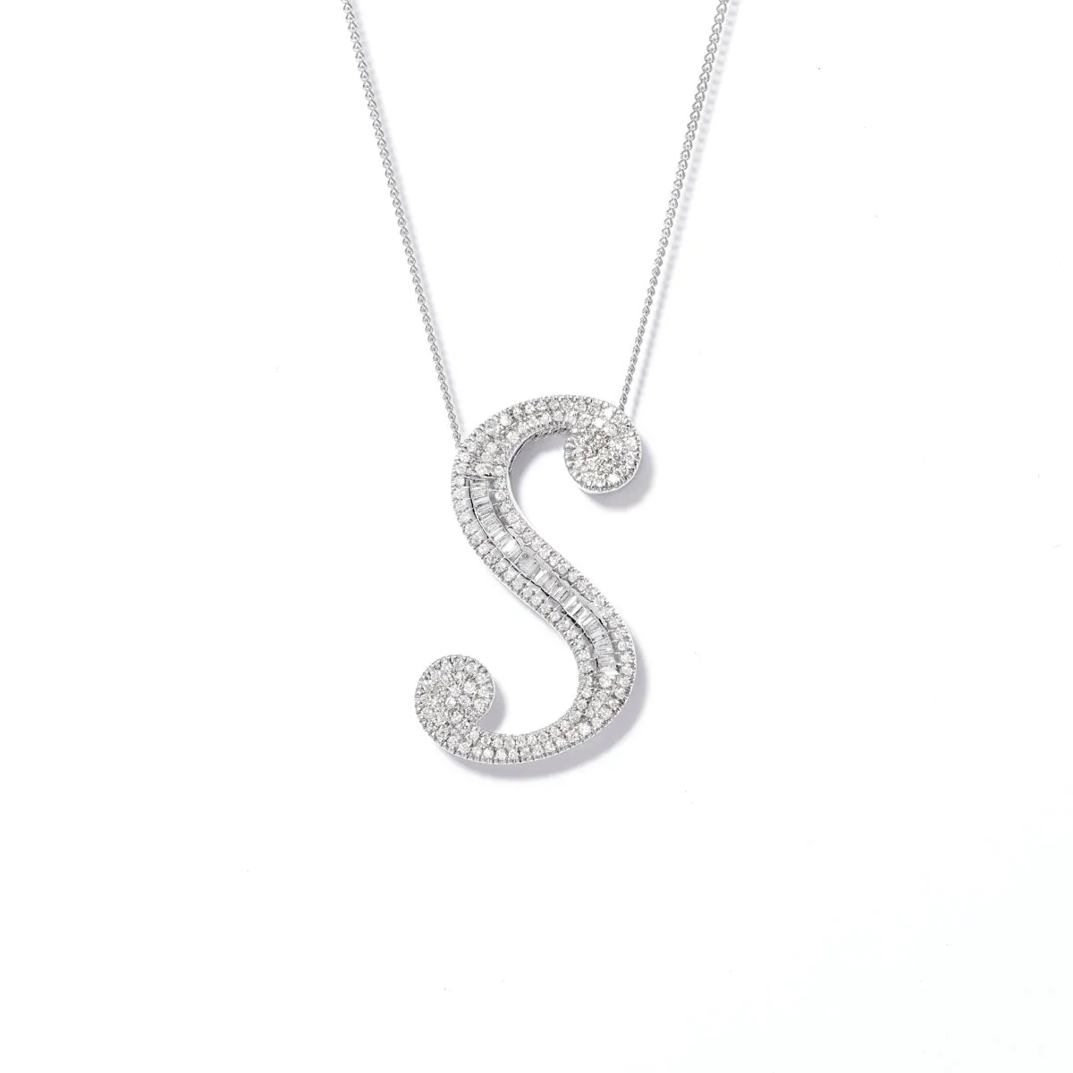 Elegant Baguette Initial
