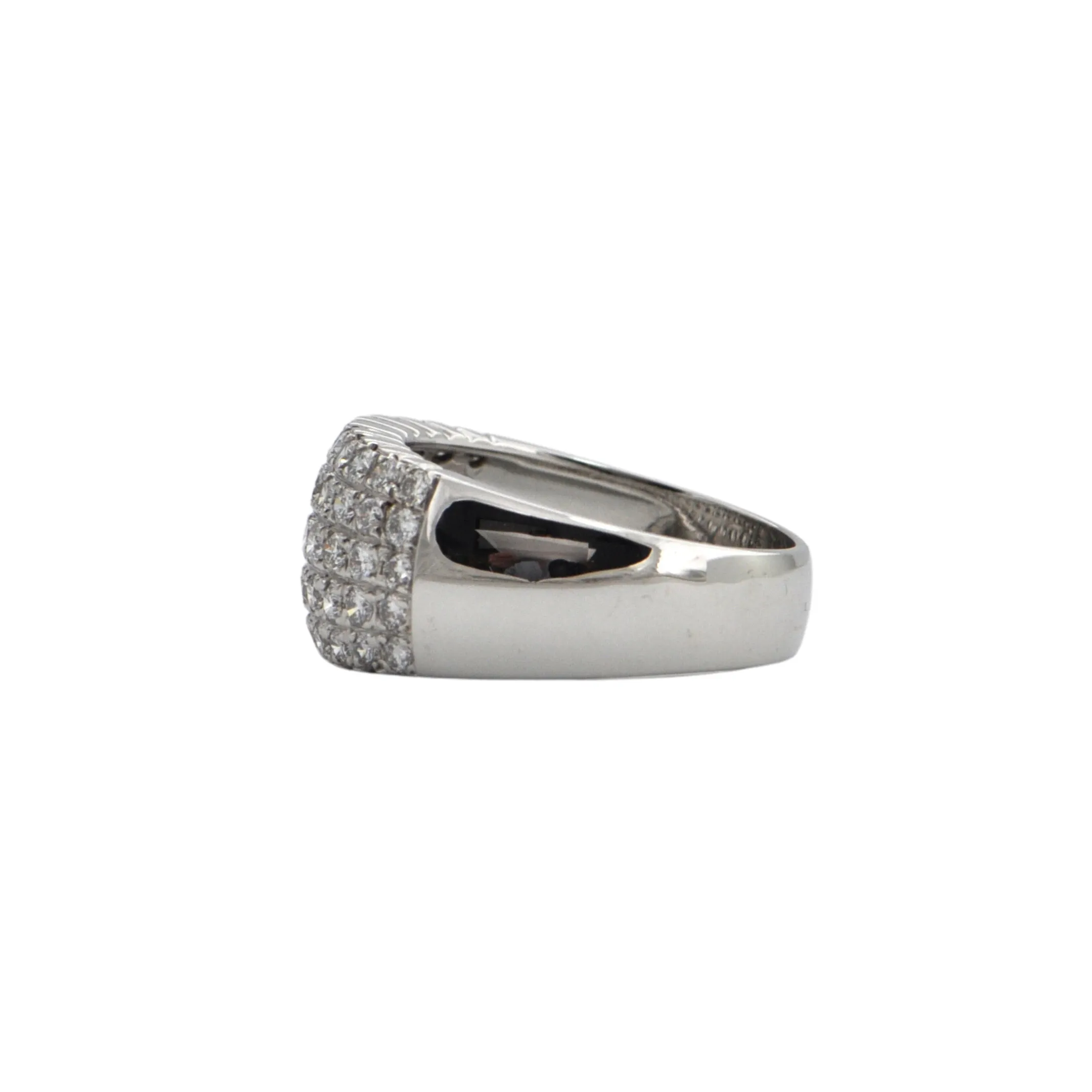 Estate Pav Diamond 18K Gold Ring