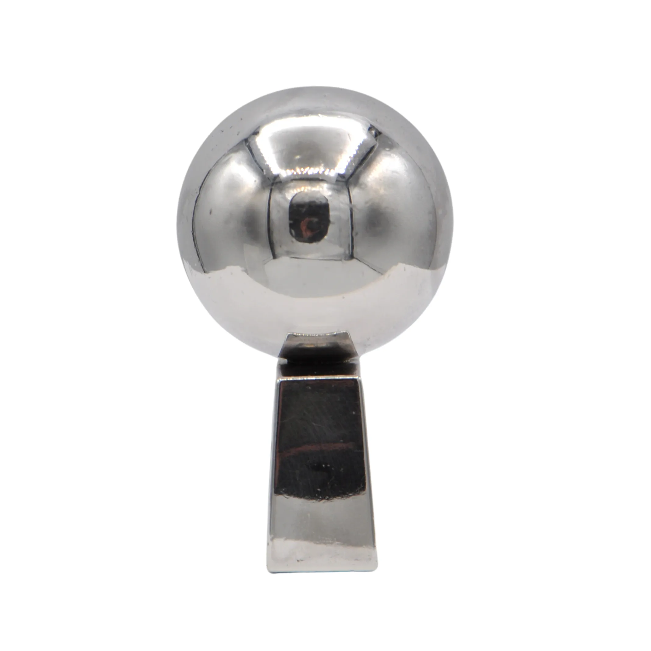 Estate Signed Walter Schluep Sterling Silver Oversized Ball Ring