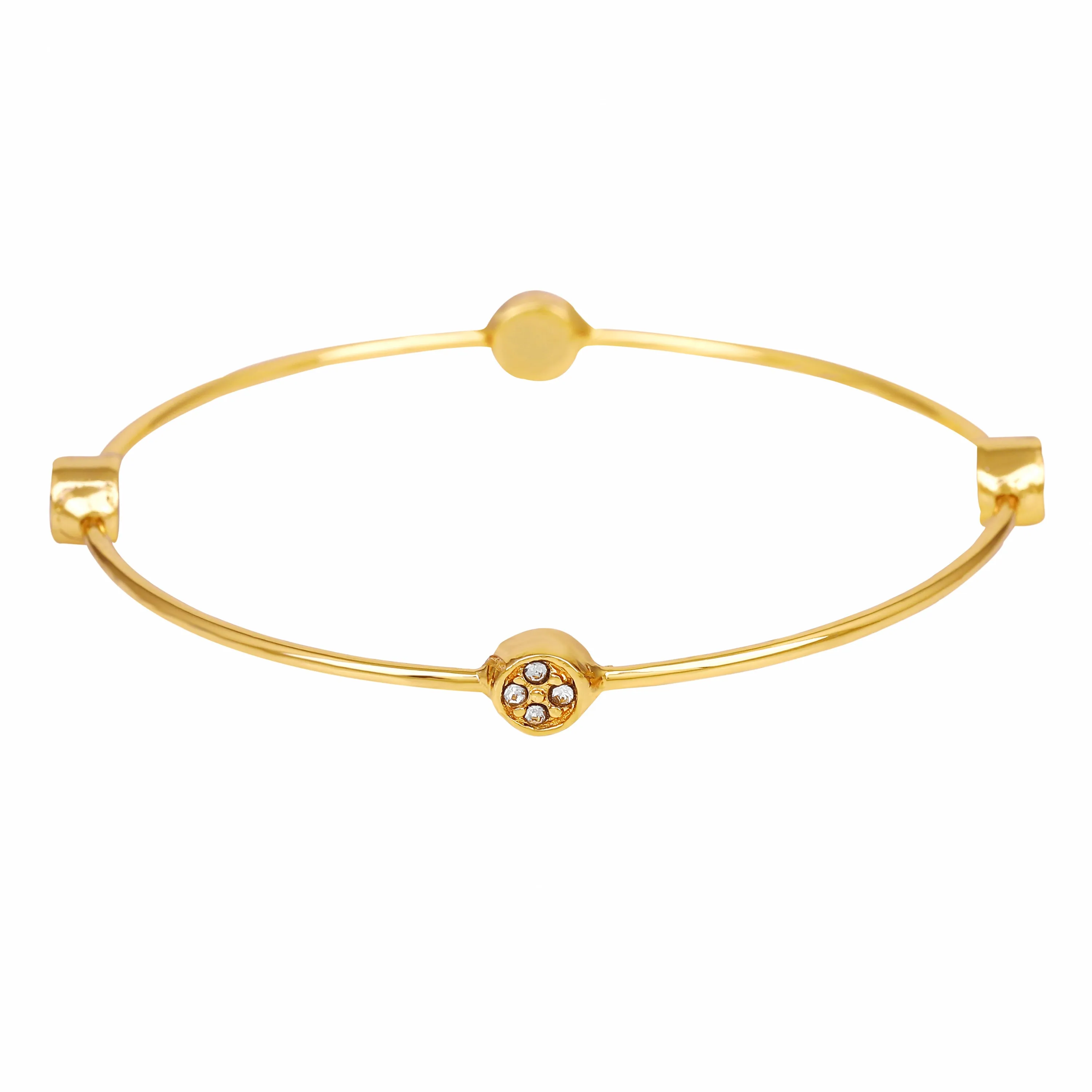 Estele White Austrian Crystal Stone Bracelet for women