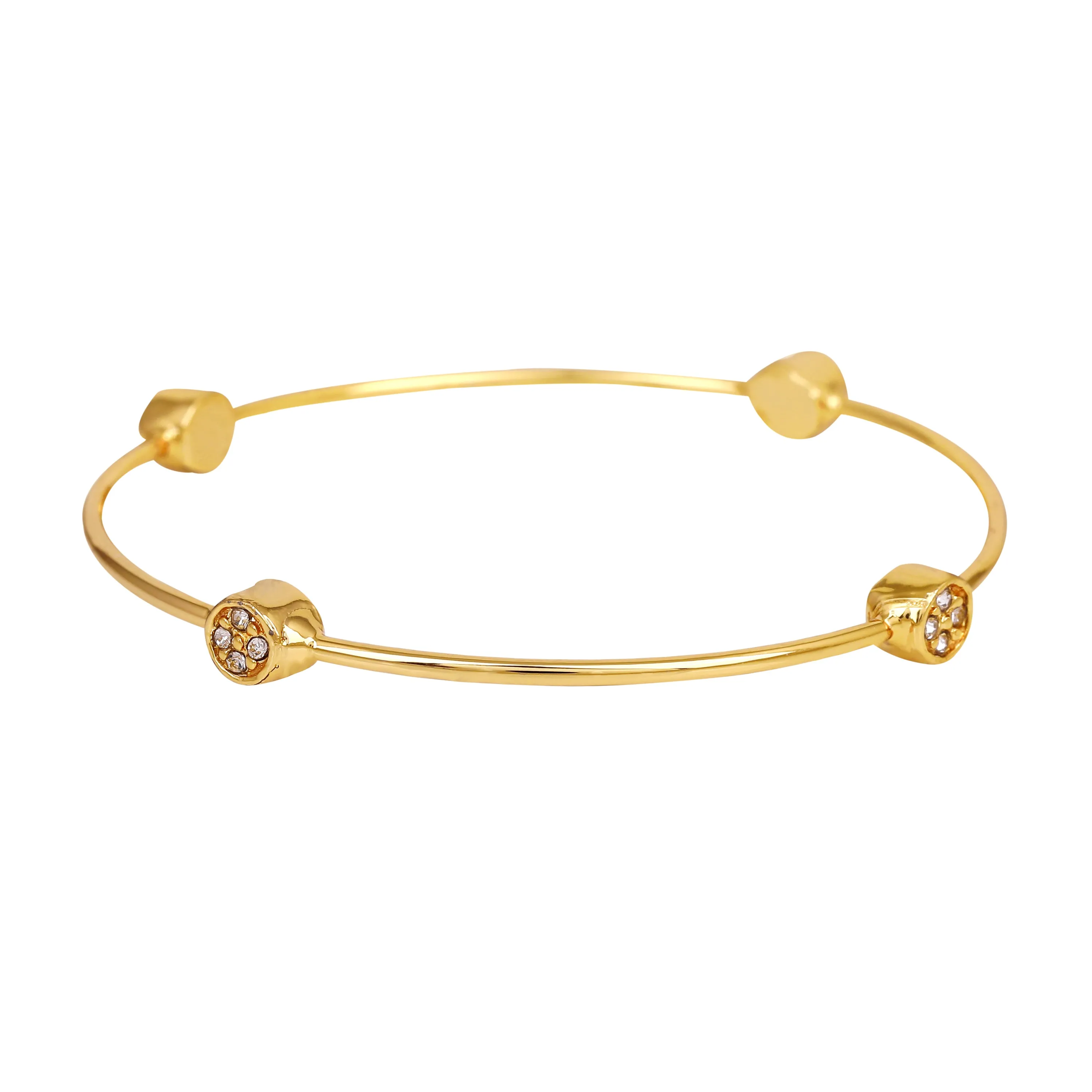 Estele White Austrian Crystal Stone Bracelet for women