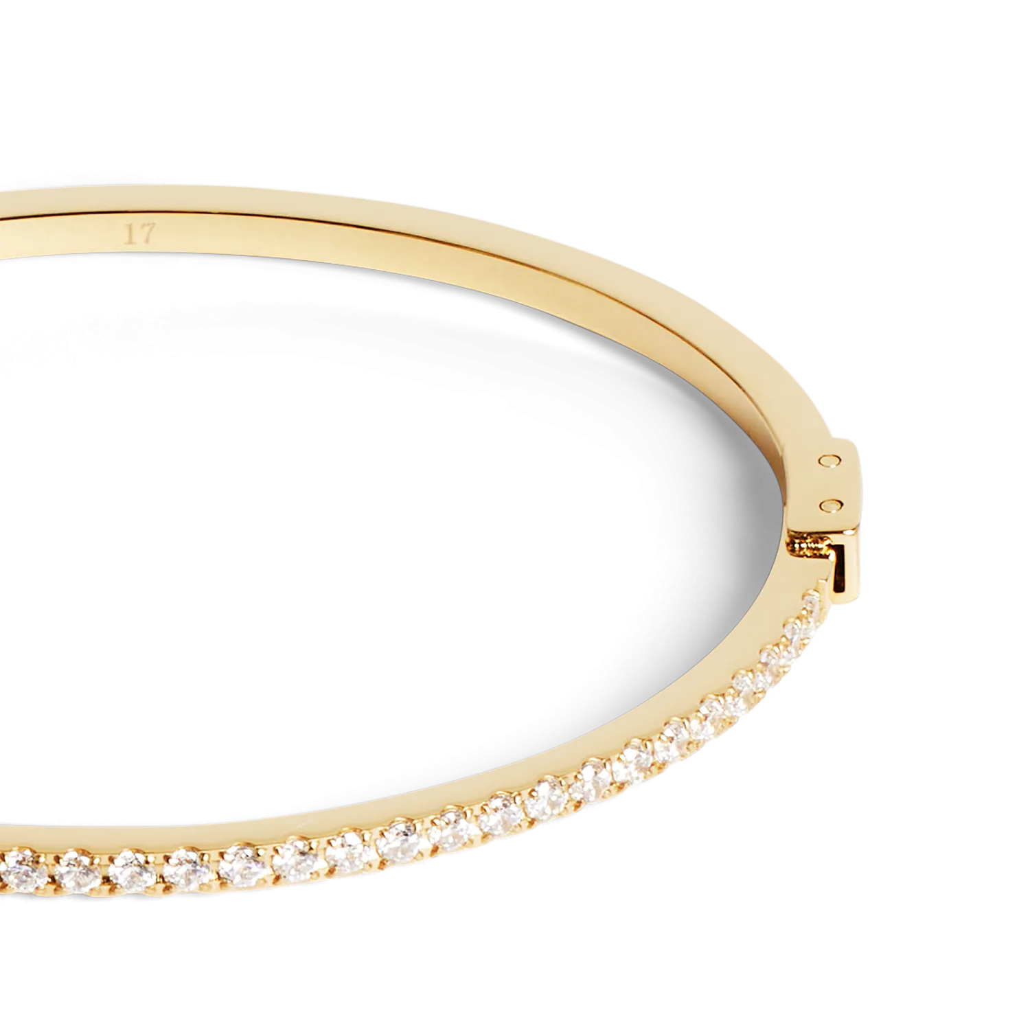 Eternal Love bangle gold-crystal